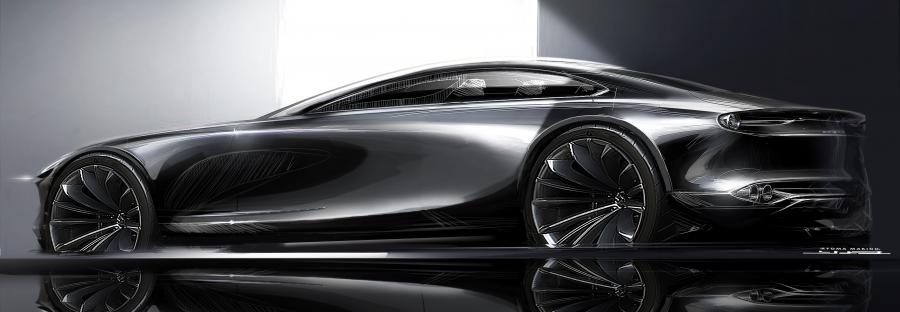 Эскиз Mazda Vision Coupe 2017 года  (фото 14 из 22)